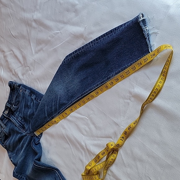 American Eagle high rise medium wash mom jean women's size 00 - Picture 4 of 7